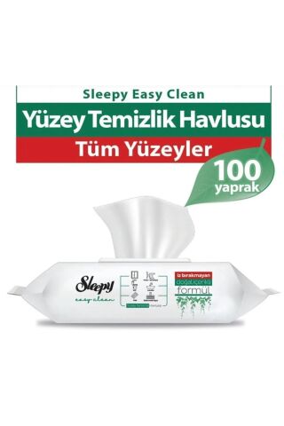 Yüzey Temizlik Havlusu 100adet Beyaz Sabun Sirkeli