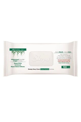 Yüzey Temizlik Havlusu 100adet Beyaz Sabun Sirkeli