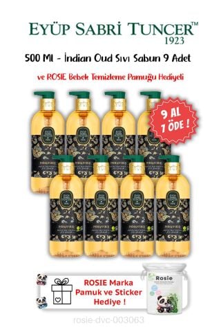 9 AL 7 ÖDE İndian Oud Sıvı Sabun 500 ML ve ROSIE Hediyeli