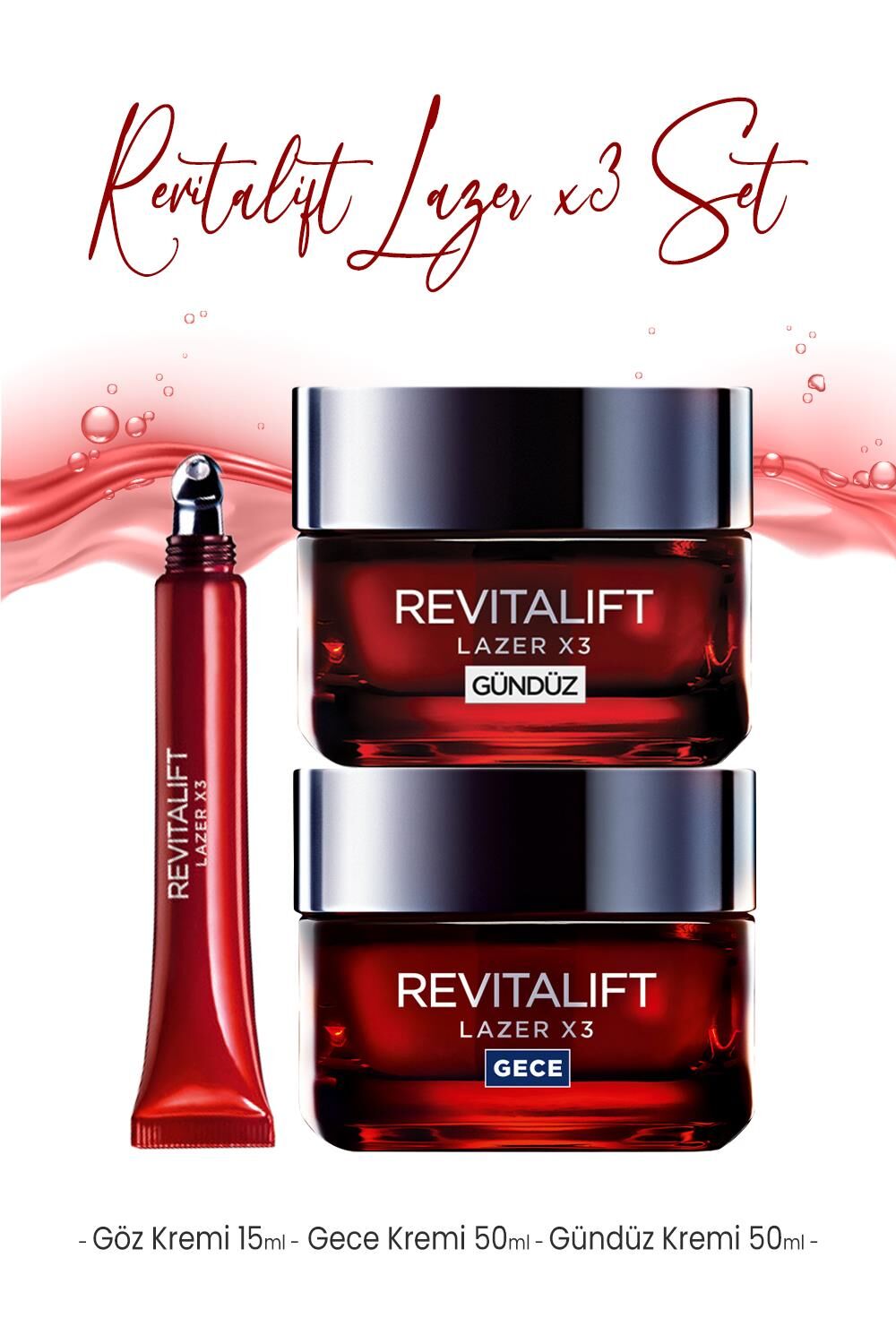 Loreal Paris Revitalift Lazer Bakım Seti 7