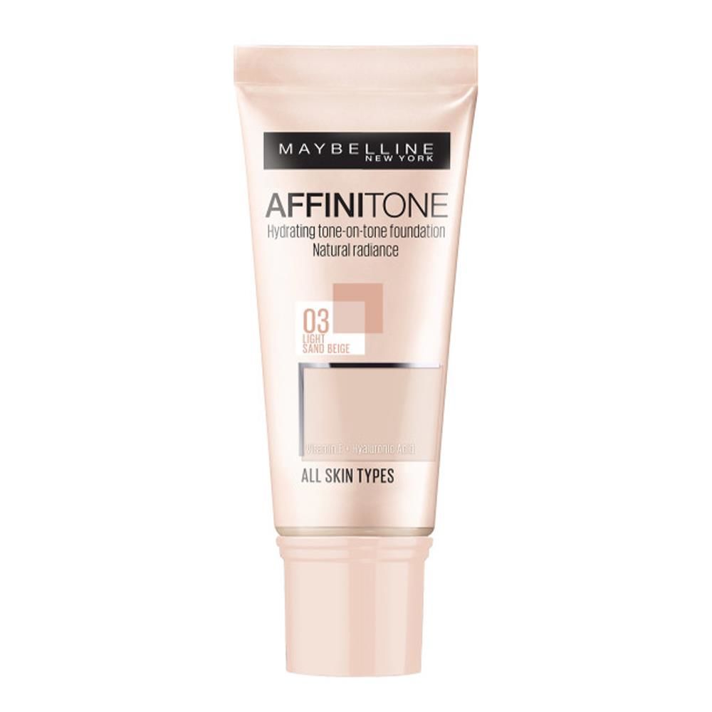 Maybelline New York Affinitone Fondöten 03 Light Sandbeige