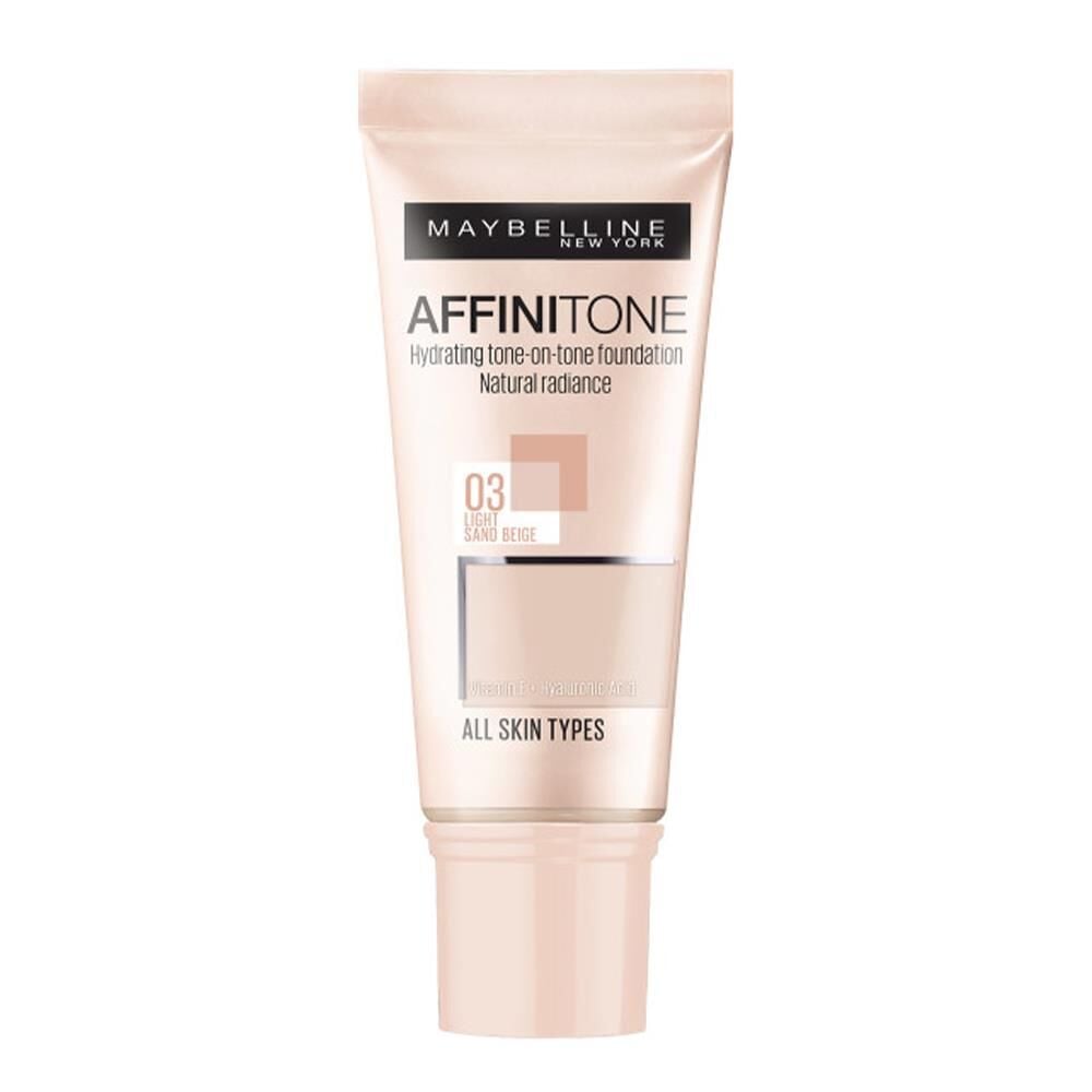 Maybelline New York Affinitone Fondöten 03 Light Sandbeige