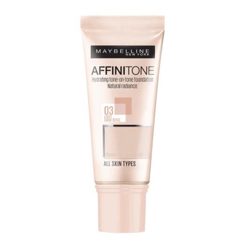 Maybelline New York Affinitone Fondöten 03 Light Sandbeige