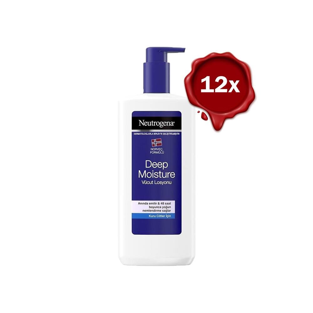 Neutrogena Yoğun Nemlendirici Vücut Losyonu Kuru Cilt 400 ml x 12