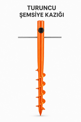 Turuncu Şemsiye Kazığı 46 cm / 30 mm çap
