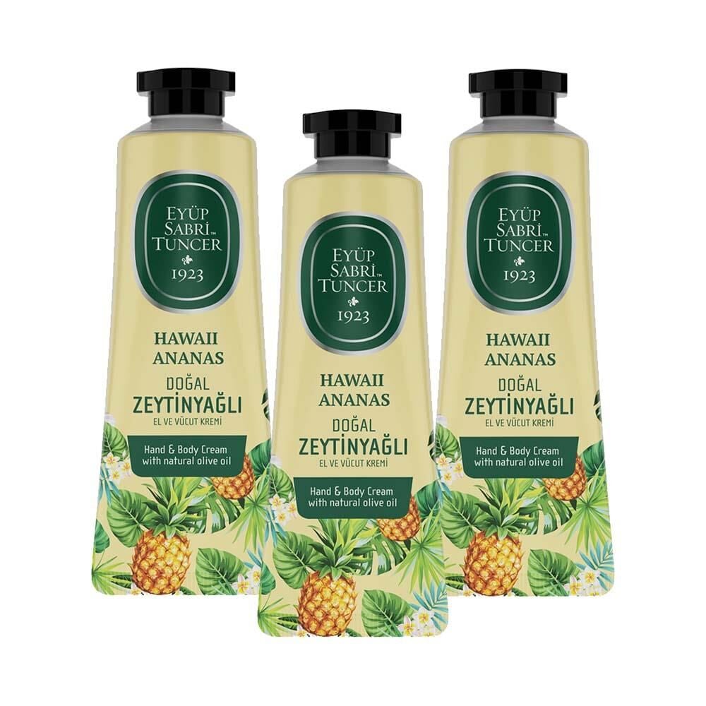 Eyüp Sabri Tuncer El ve Vücut Kremi Havaii Ananas 50 ml x 3