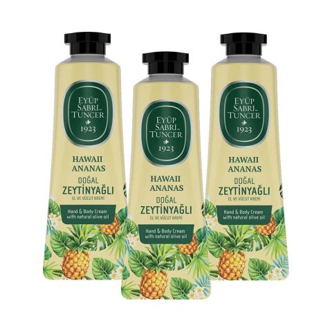 Eyüp Sabri Tuncer El ve Vücut Kremi Havaii Ananas 50 ml x 3