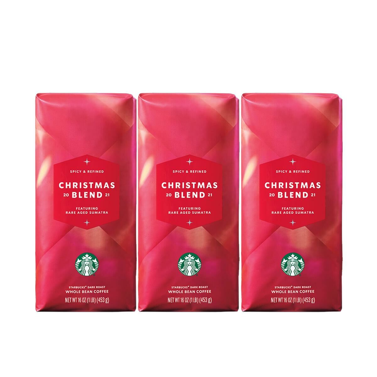 Starbucks Christmas Blend 2021 Rare Aged Sumatra Çekirdek Kahve 750 Gram