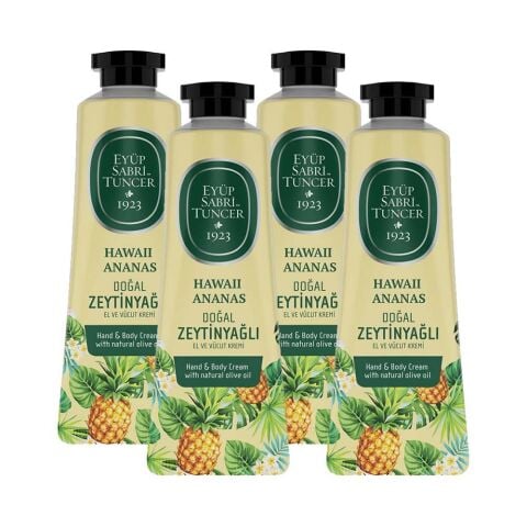 Eyüp Sabri Tuncer El ve Vücut Kremi Havaii Ananas 50 ml x 4
