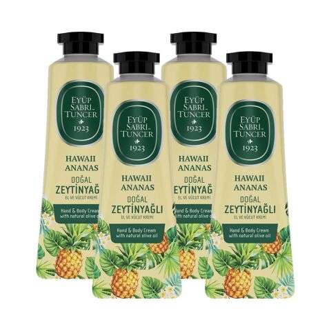 Eyüp Sabri Tuncer El ve Vücut Kremi Havaii Ananas 50 ml x 4