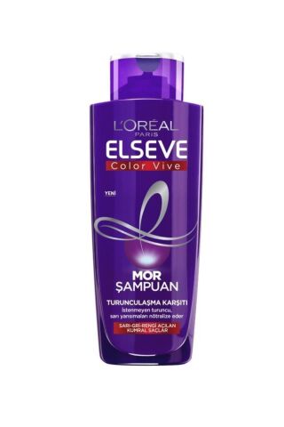 Elseve Sarı Saçlara Turunculaşma Karşıtı Mor Şampuan (200 ml)