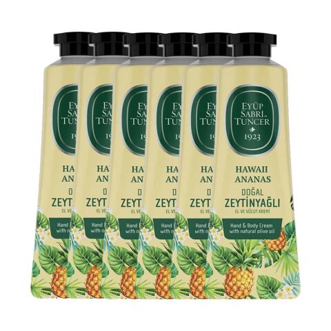 Eyüp Sabri Tuncer El ve Vücut Kremi Havaii Ananas 50 ml x 6