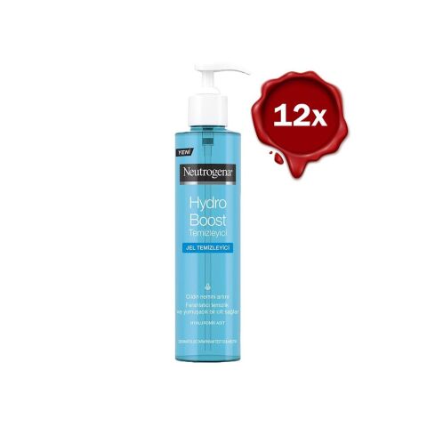 Neutrogena Hydro Boost Water Gel Temizleyici 200 ml x 12