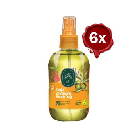 Eyüp Sabri Tuncer Doğal Zeytinyağlı Bebek Yağı 280 ml x 6
