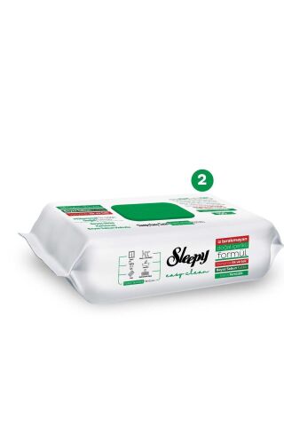 Easy Clean Beyaz Sabun Katkılı Yüzey Temizlik Havlusu 2X100 (200 Yaprak)