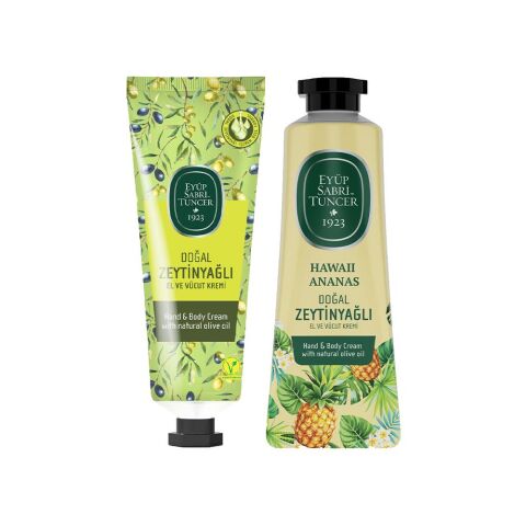 Eyüp Sabri Tuncer Doğal Zeytinyağlı ve Havaii Ananas El Ve Vücut Kremi 50 ML