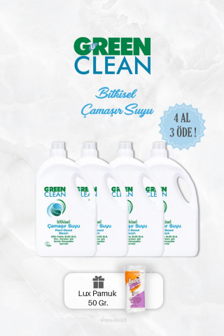4 AL 3 ÖDE Green Clean Bitkisel Çamaşır Suyu 2750 ml