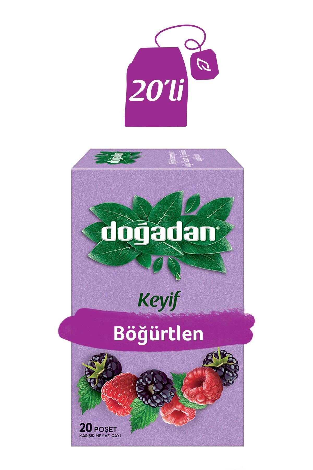 Doğadan Böğürtlenli Karışık Meyve Çayı