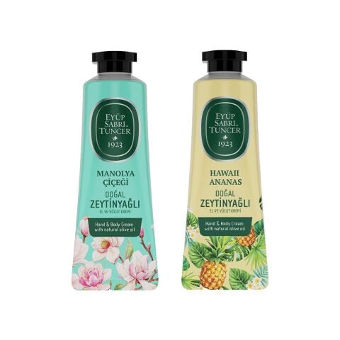 Eyüp Sabri Tuncer El ve Vücut Kremi Manolya Çiçeği ve Havaii Ananas 50 ml