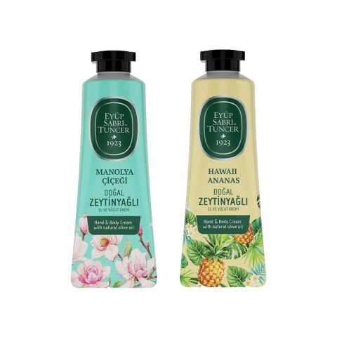 Eyüp Sabri Tuncer El ve Vücut Kremi Manolya Çiçeği ve Havaii Ananas 50 ml
