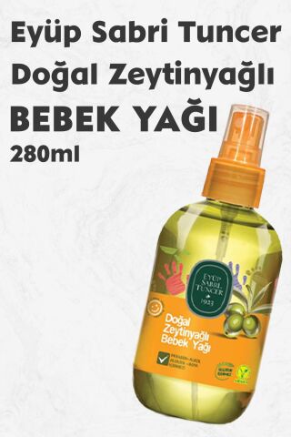 Eyüp Sabri Tuncer Doğal Zeytinyağlı Bebek Yağı 280 ml