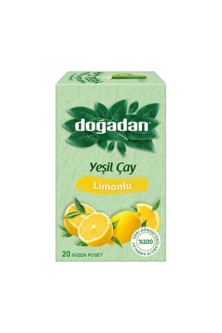 Doğadan Yeşil çay Limonlu 20'li