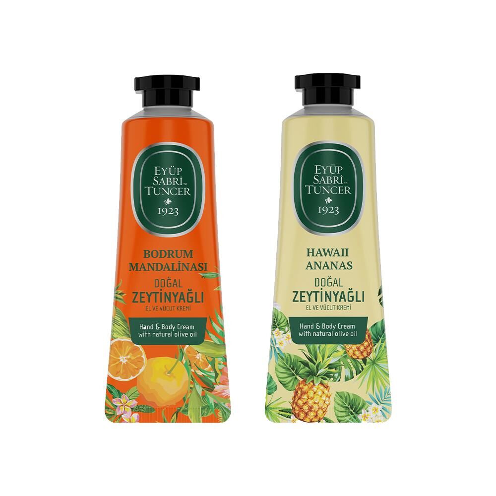 Eyüp Sabri Tuncer El ve Vücut Kremi Bodrum Mandalinası ve Havaii Ananas 50 ml