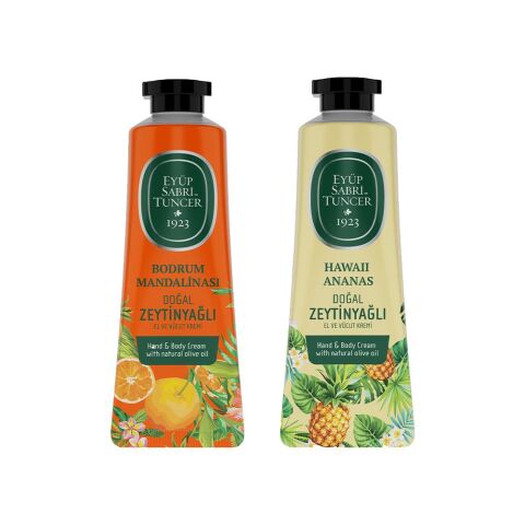 Eyüp Sabri Tuncer El ve Vücut Kremi Bodrum Mandalinası ve Havaii Ananas 50 ml