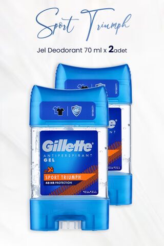 Gillette Antiperspirant Gel Sport Triumph 70 ml x 2 Adet