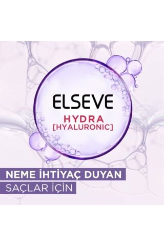 Elseve L'Oréal Paris Hydra [Hyaluronic] Nem Dolduran Şampuan 390 ml 2 Adet