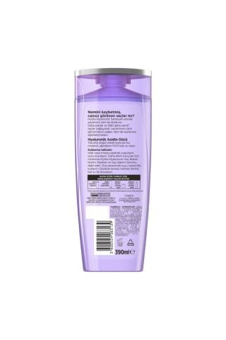 Elseve L'Oréal Paris Hydra [Hyaluronic] Nem Dolduran Şampuan 390 ml 2 Adet
