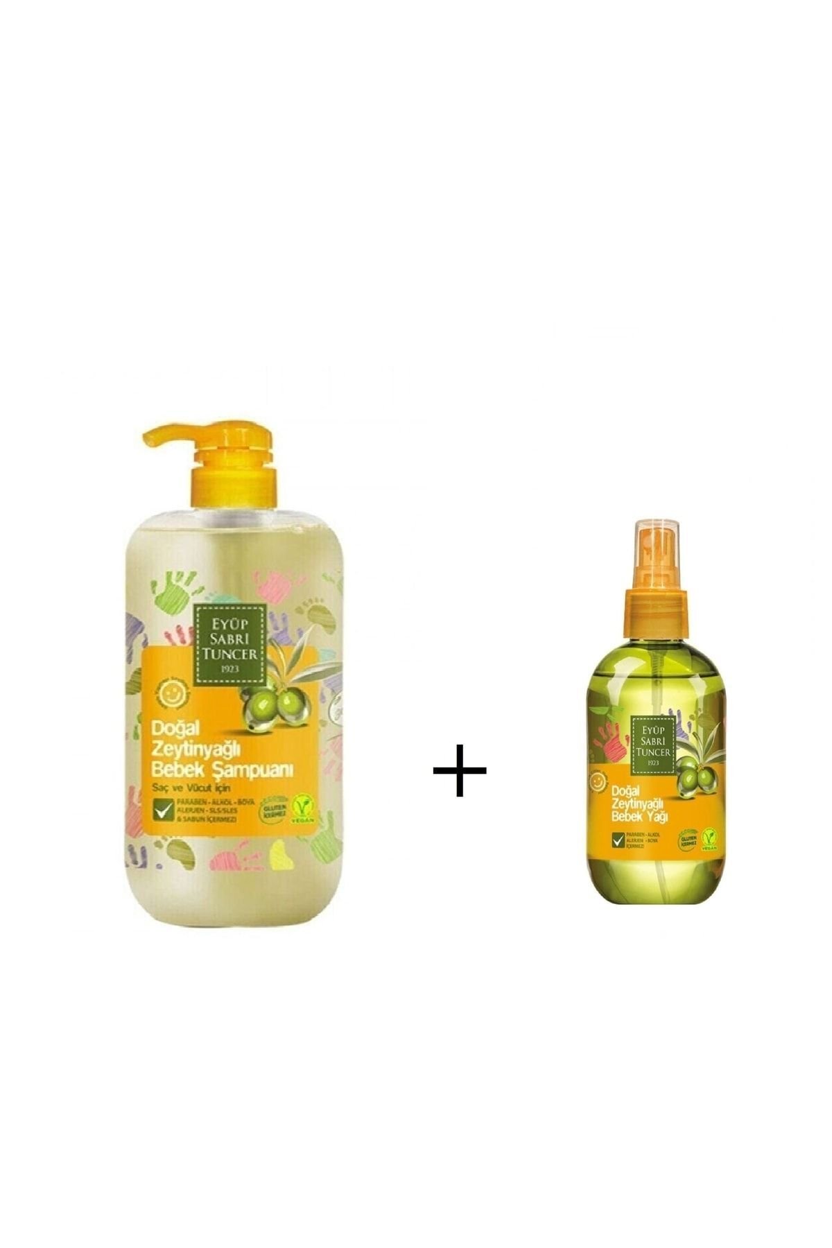 Eyüp Sabri Tuncer Bebek Şampuanı Zeytinyağlı 600 ml ve Bebek Yağı 280 ml