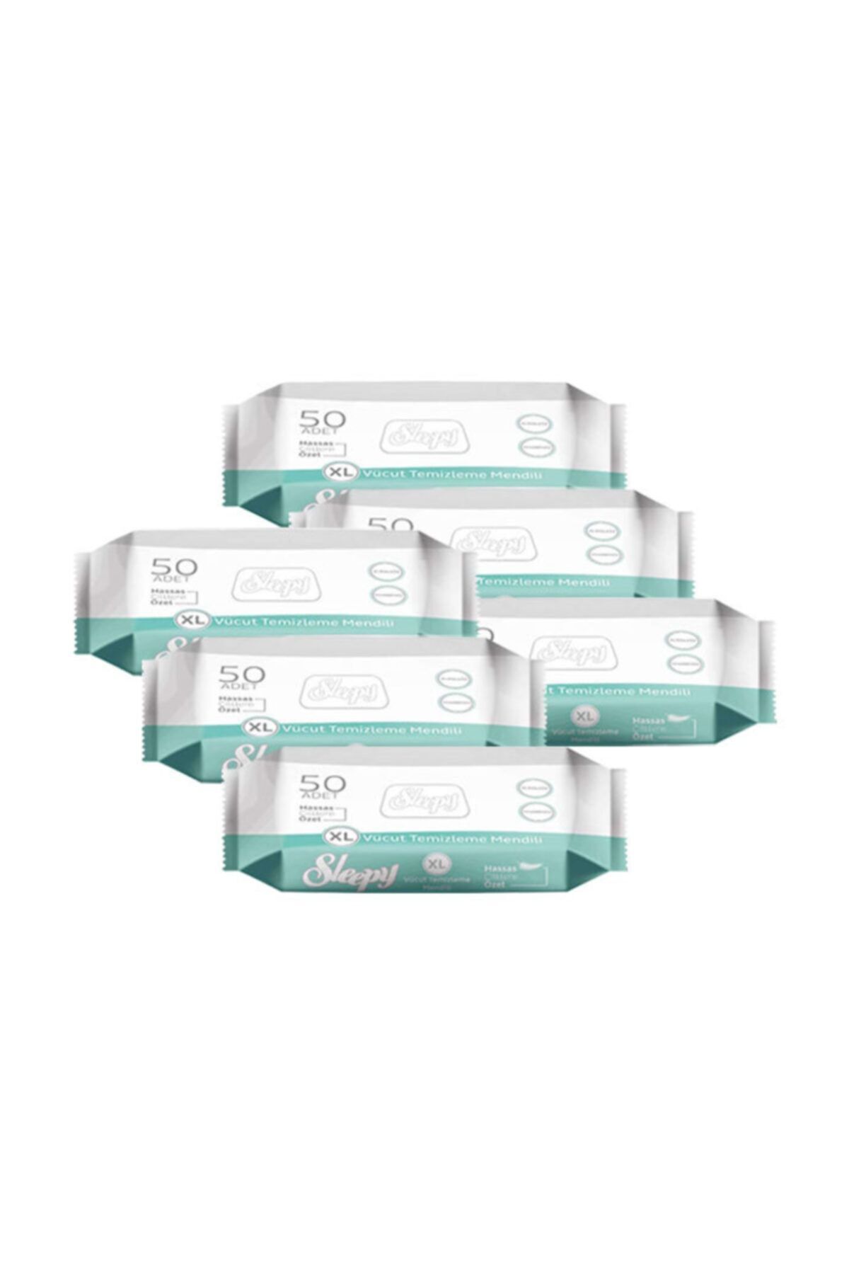Sleepy Vücut Temizleme Mendili 50 Li X 6 Adet