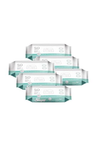 Sleepy Vücut Temizleme Mendili 50 Li X 6 Adet