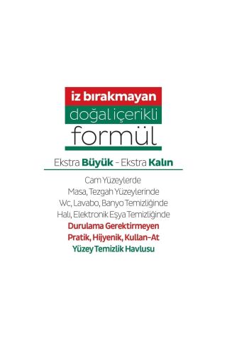 Easy Clean Yüzey Temizlik Havlusu 100' Lü