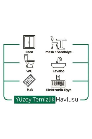 Easy Clean Yüzey Temizlik Havlusu 100' Lü