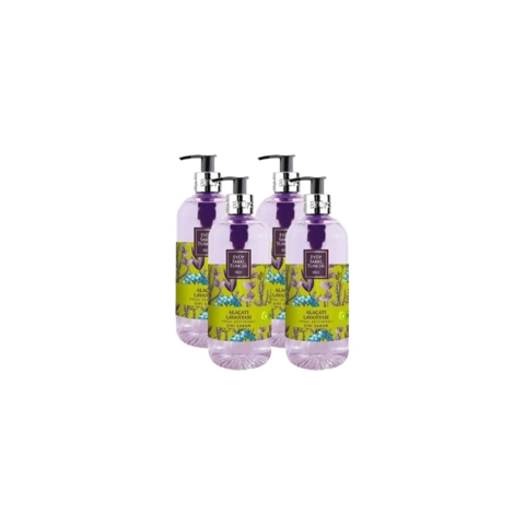 Eyüp Sabri Tuncer Alaçatı Lavantası Doğal Zeytinyağlı Sıvı Sabun 500 ml X 4 Adet