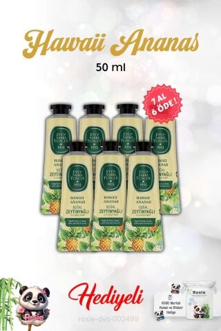 50 ml El Ve Vücut Kremi Hawaii Ananas 7 AL 6 ÖDE ve Rosie