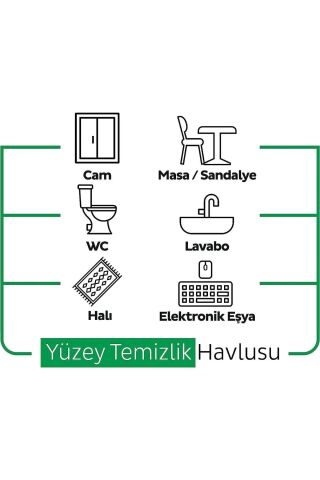 Easy Clean Yüzey Temizlik Havlusu 100 Yaprak 3 ADET