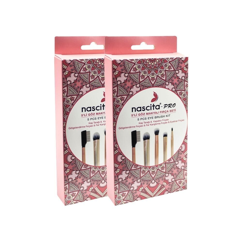 Nascita Göz Makyaj 5' li Fırça Seti x 2