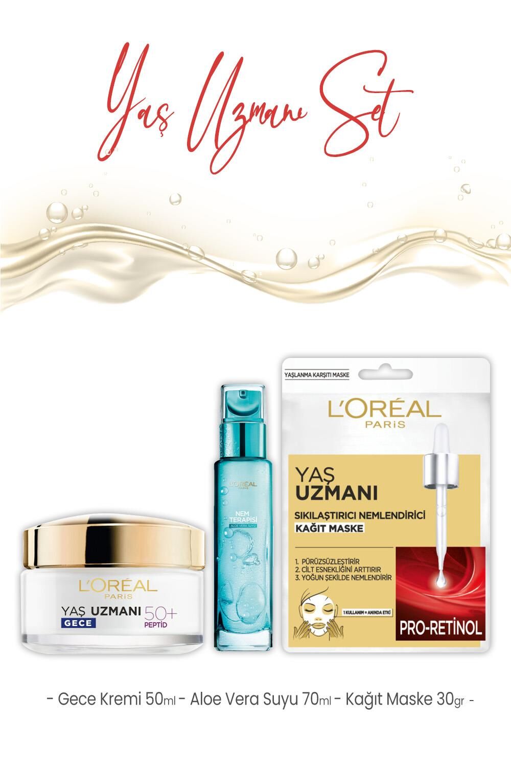 Loreal Paris Yaş Uzmanı Bakım Seti