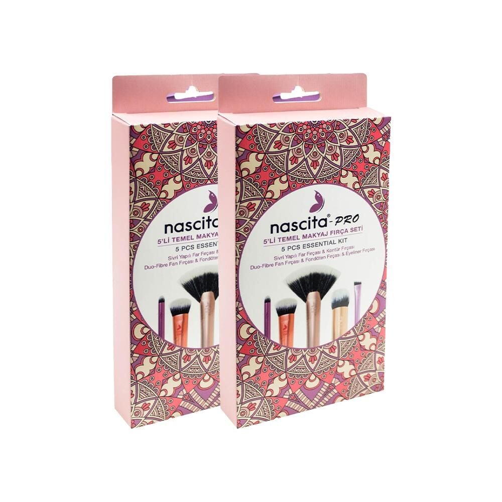 Nascita Temel Makyaj 5' li Fırça Seti x 2