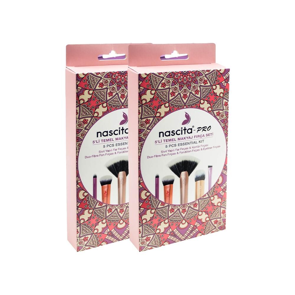 Nascita Temel Makyaj 5' li Fırça Seti x 2