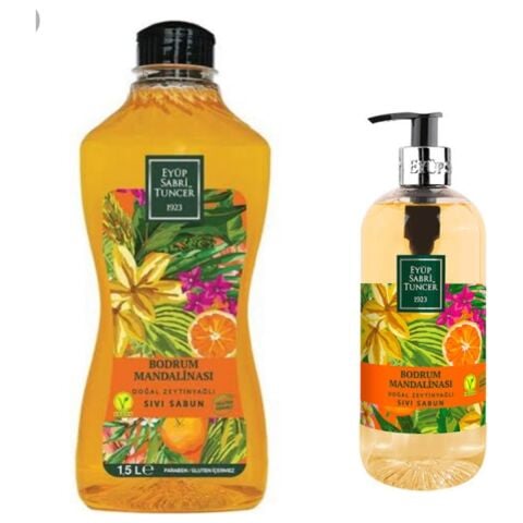Bodrum Mandalinası Sıvı Sabun 1500+500 ml