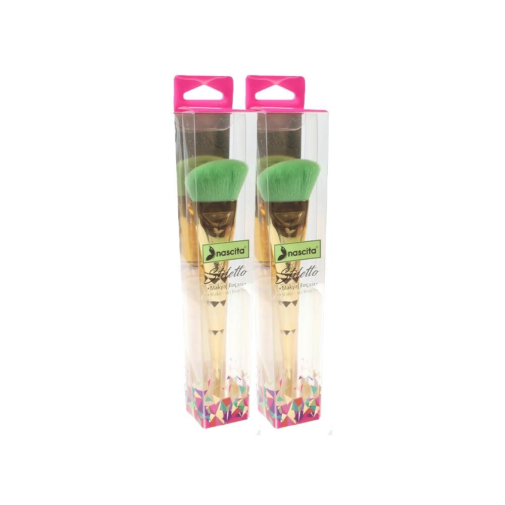 Nascita Açılı Fondöten Fırçası x 2