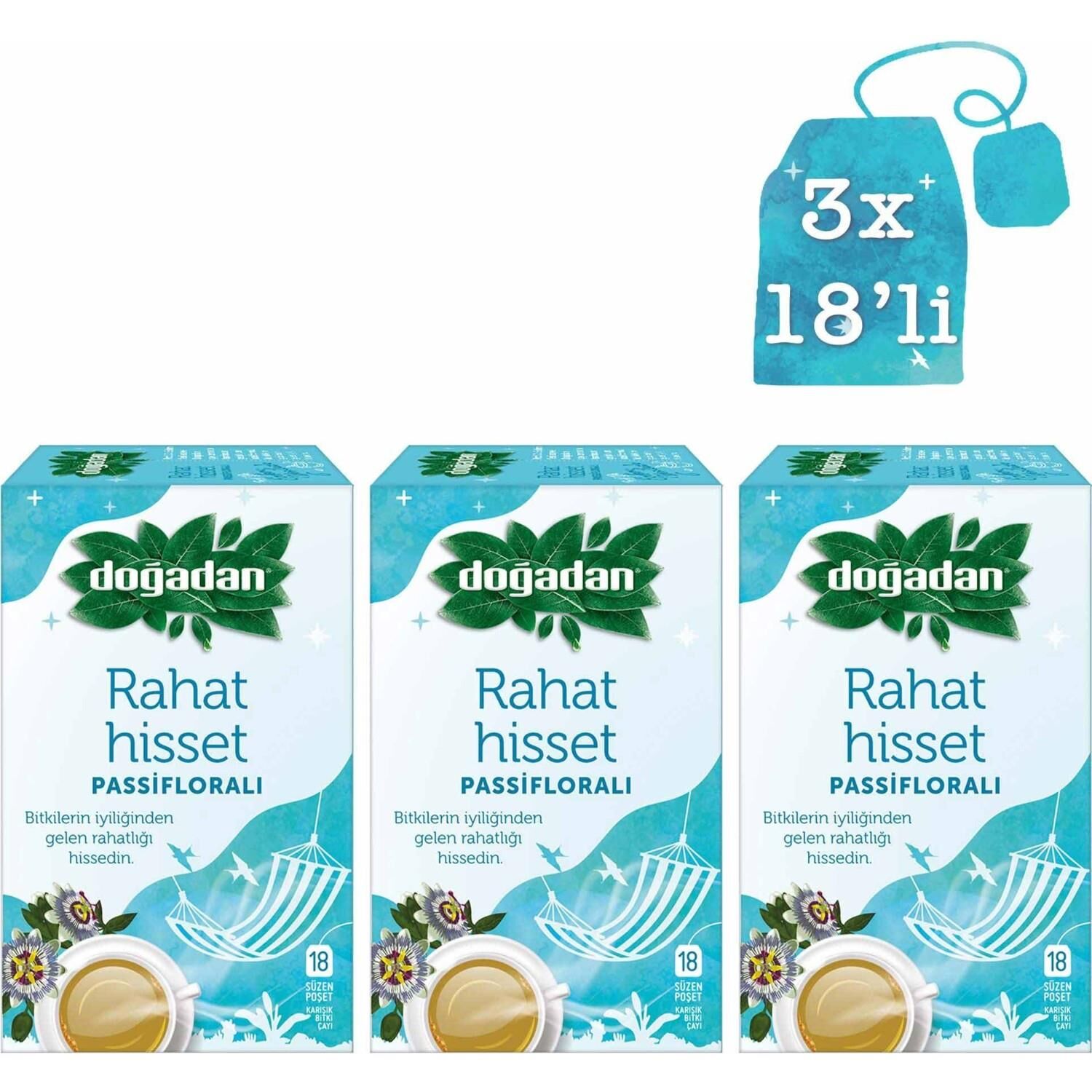 Doğadan Rahat Hisset Passifloralı 18'li x 3
