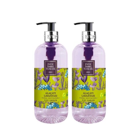 Eyüp Sabri Tuncer Alaçatı Lavantası Doğal Zeytinyağlı Sıvı Sabun 500 ml X 2 Adet