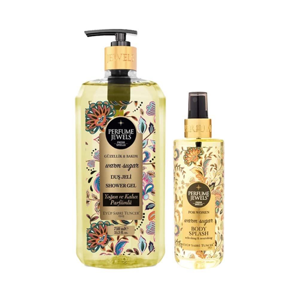 Eyüp Sabri Tuncer Warm Sugar Duş Jeli 750 ml Ve Pj Body Splash Warm Sugar 250 ml