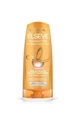 Elseve Loreal Paris Mucizevi Hindistan Cevizi Yağı Ağırlaştırmayan Besleyici Saç Kremi 360 Ml X4