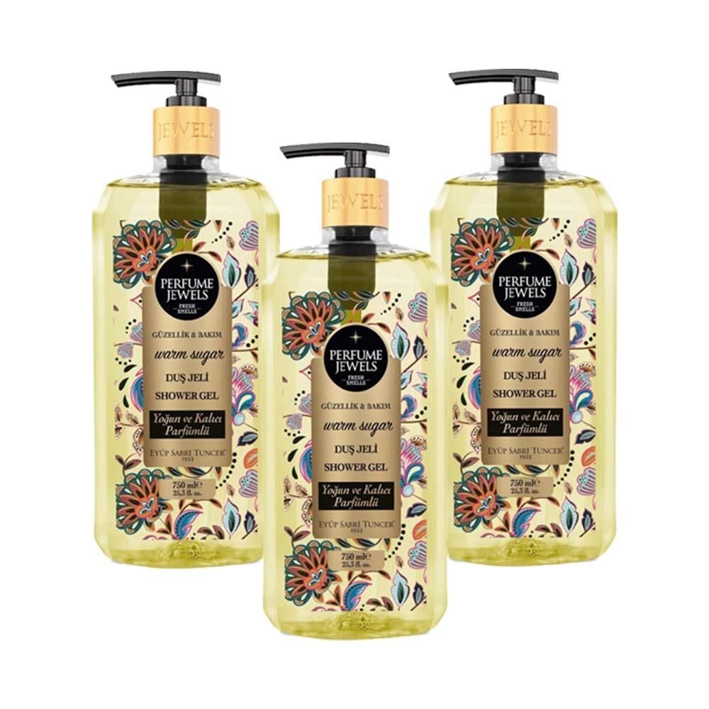 Eyüp Sabri Tuncer Warm Sugar Duş Jeli 750 ml x 3